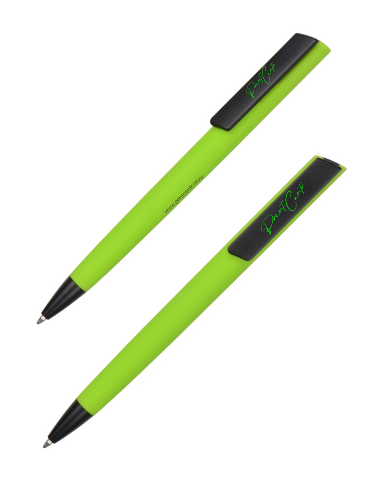 Ручка пластиковая soft-touch шариковая «Taper»